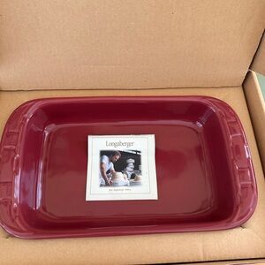 Longaberger Woven Traditions 2 QT Baking Dish